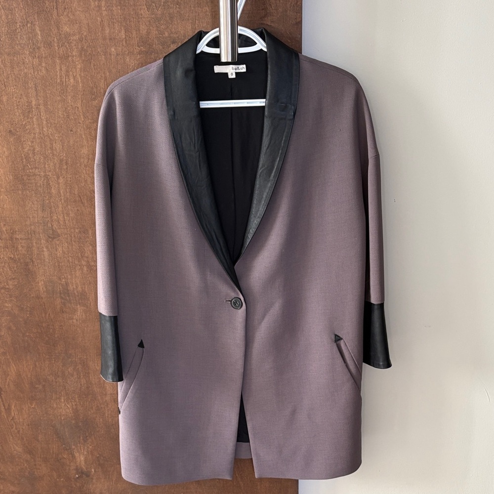 ba&sh OLIVE and Black Blazer